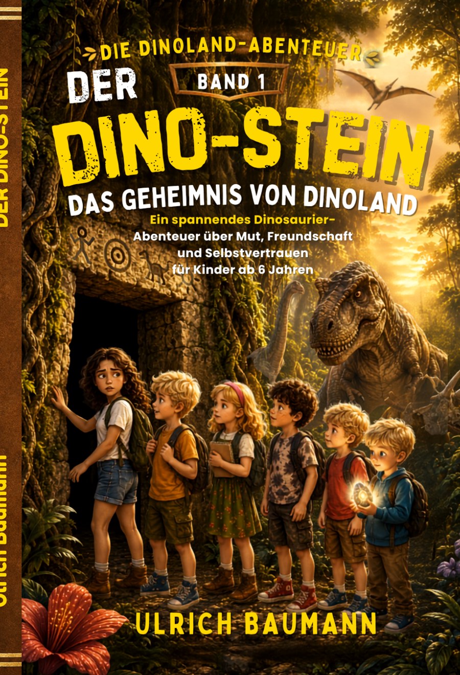 Buchcover Der Dino-Stein, Band 1 der Dinoland-Abenteuer